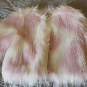 Furry vest childrens